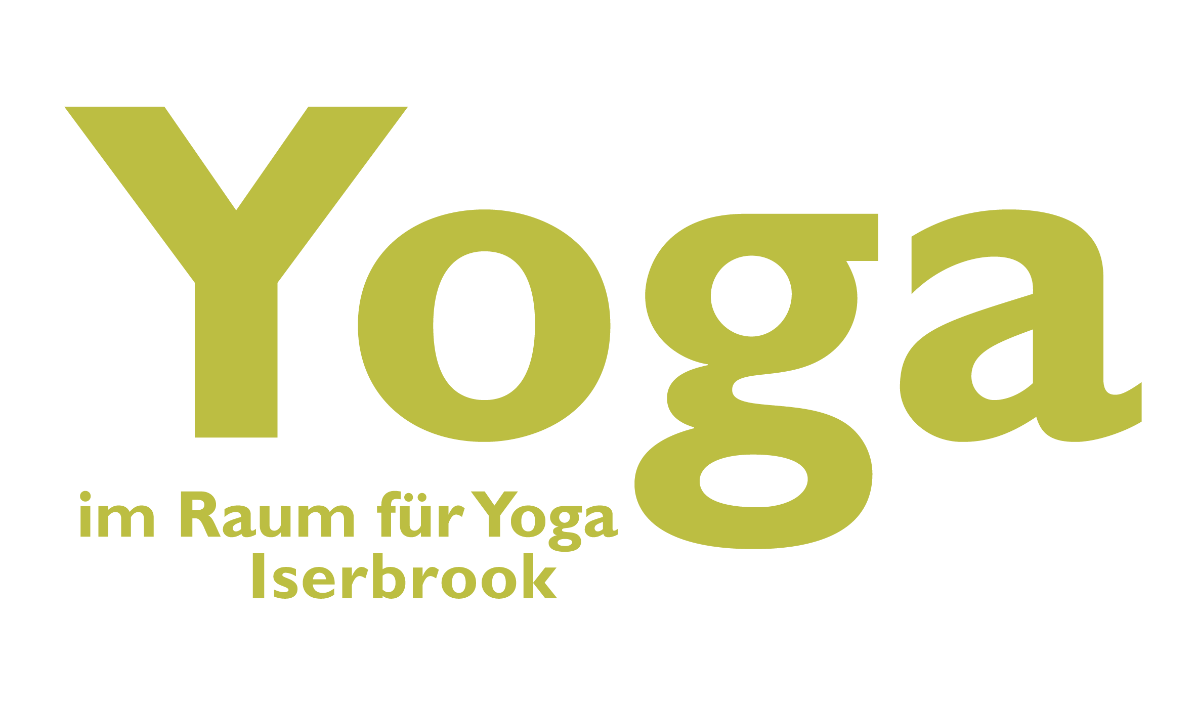 Raum für Yoga Iserbrook, hellgrünes Logo